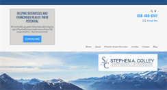 Desktop Screenshot of colleylaw.com