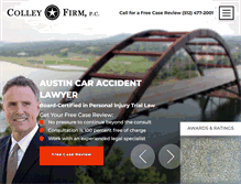 Tablet Screenshot of colleylaw.net